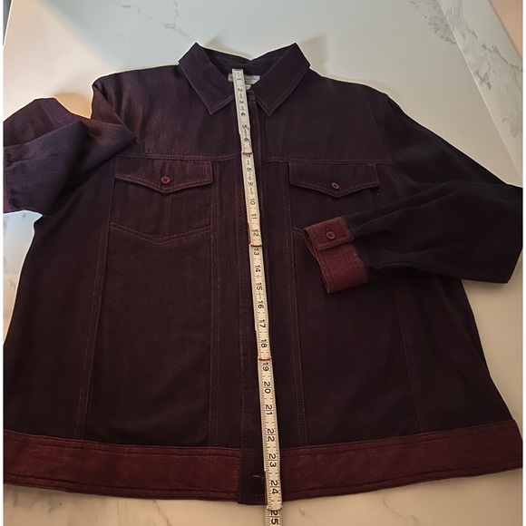 Vintage Y3K maternity collection, purple washed denim jacket - Picture 13 of 15